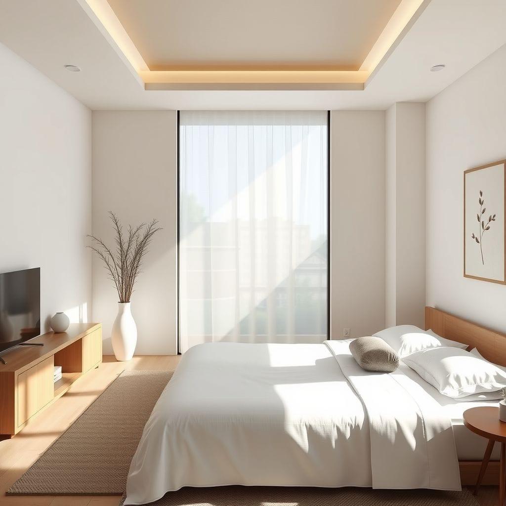 Zen guest room - AI Generated