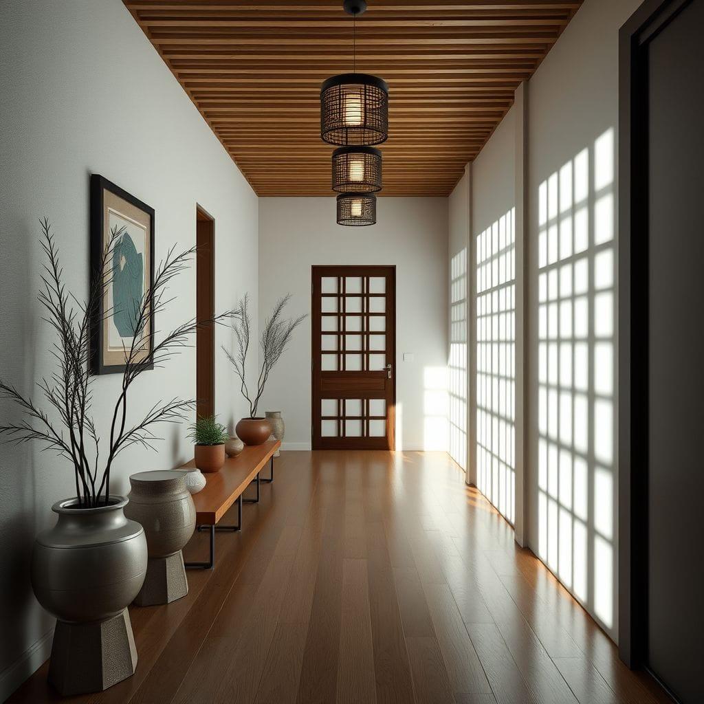 Zen hallway - AI Generated