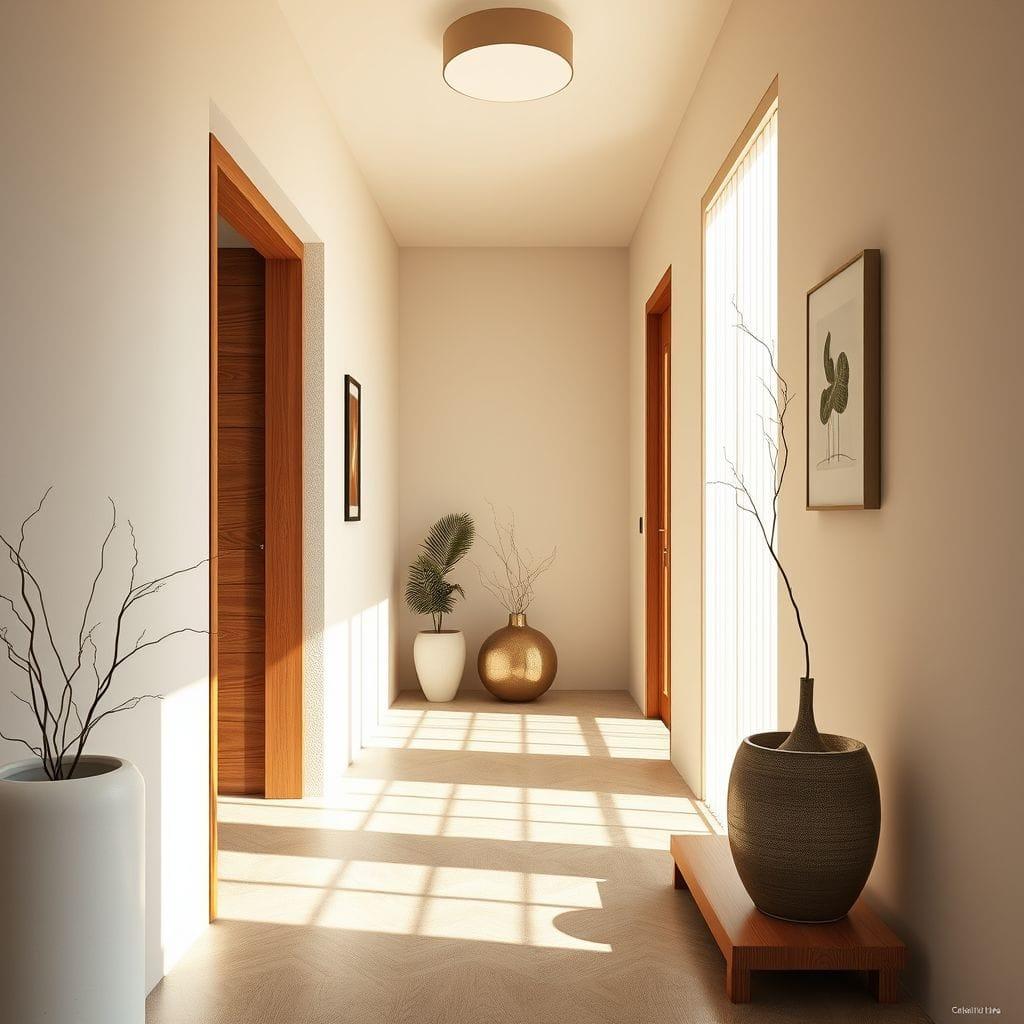 Zen hallway - AI Generated