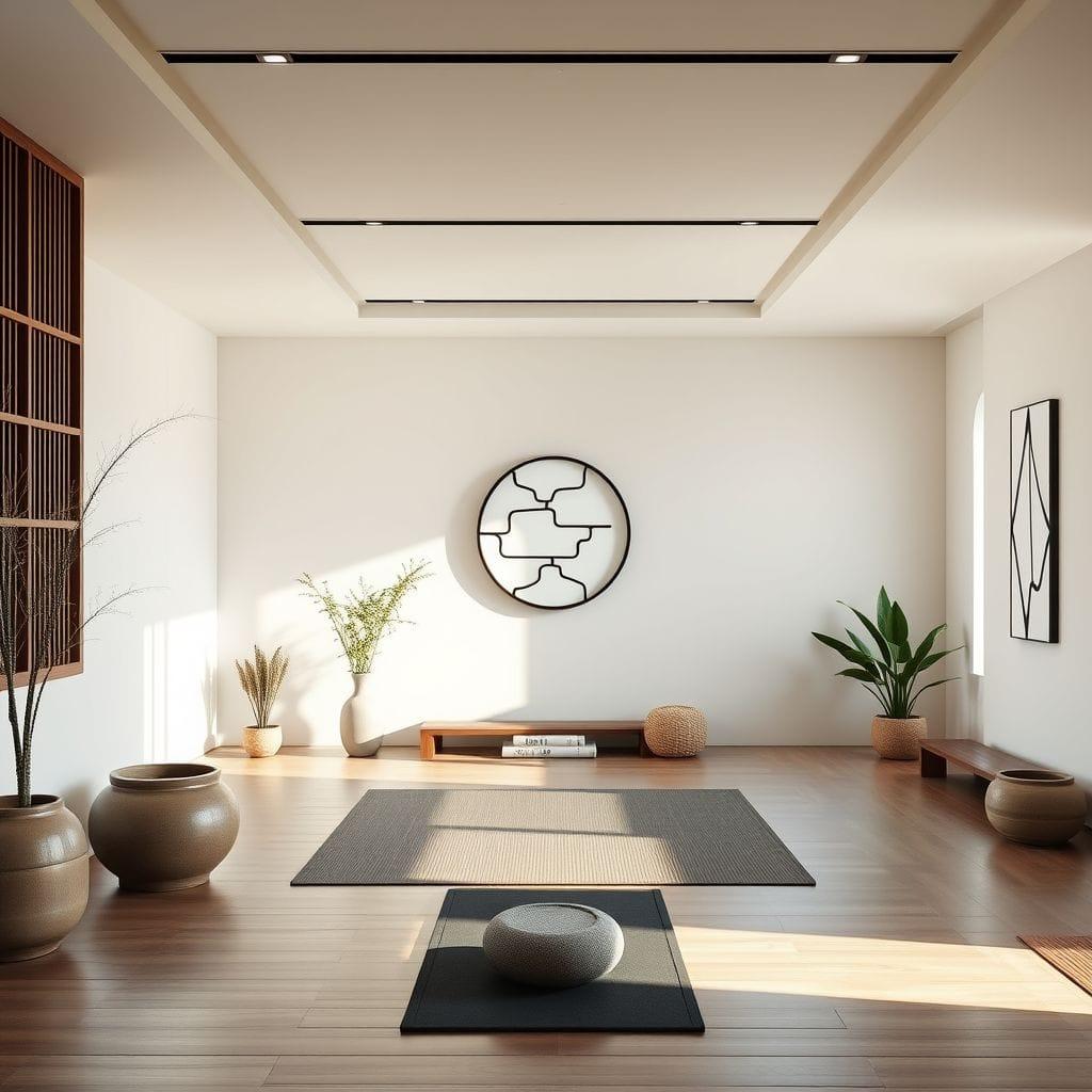 Zen home gym - AI Generated