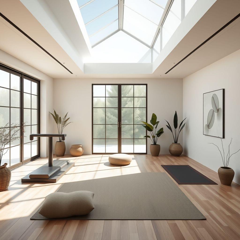 Zen home gym - AI Generated