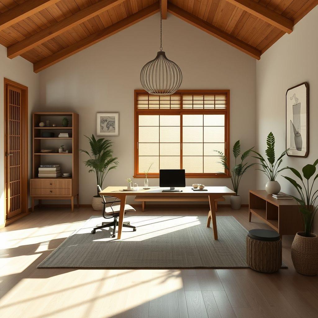 Zen home office - AI Generated