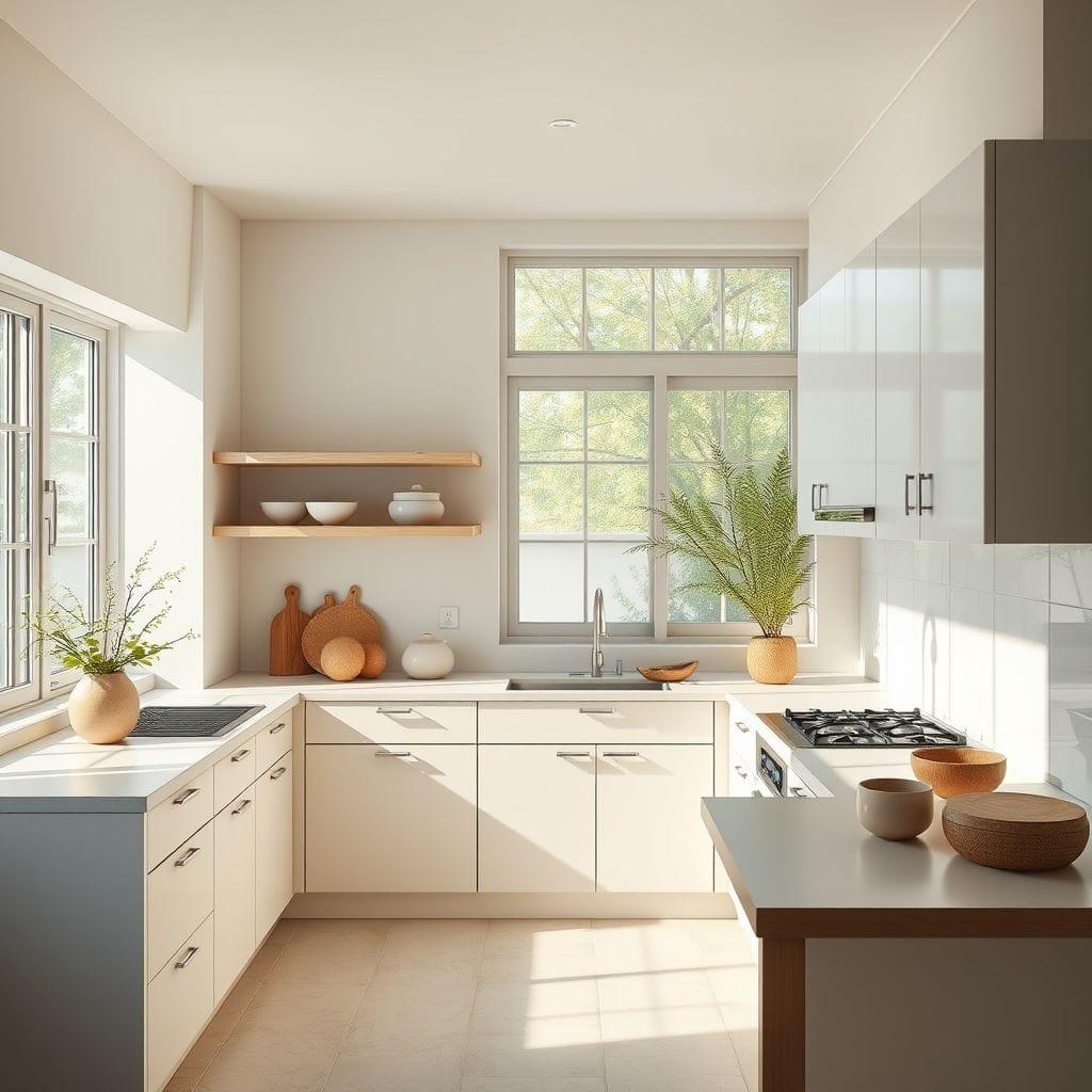 Zen kitchen - AI Generated