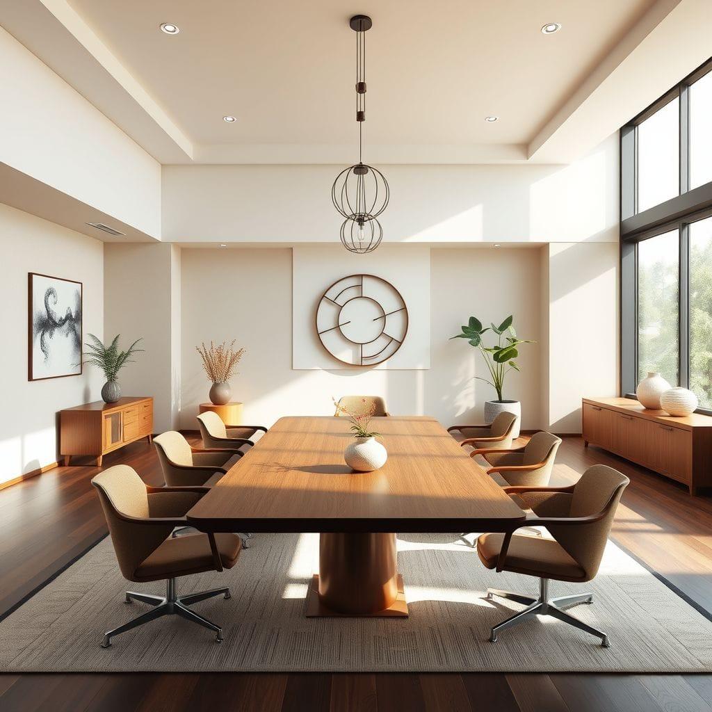 Zen meeting room - AI Generated