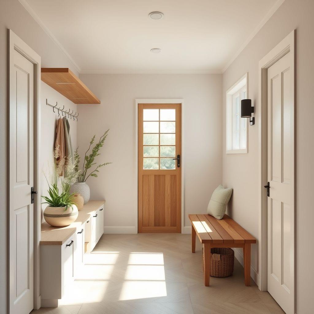 Zen mudroom - AI Generated