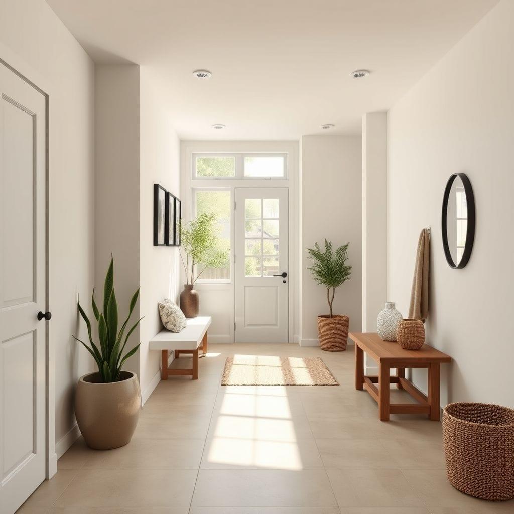Zen mudroom - AI Generated