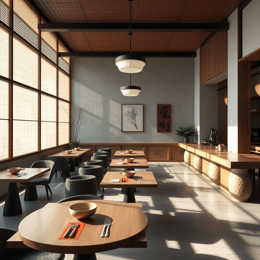 Zen restaurant - AI Generated