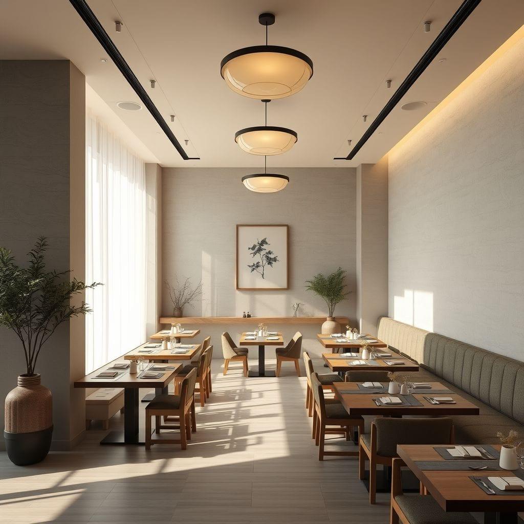 Zen restaurant - AI Generated