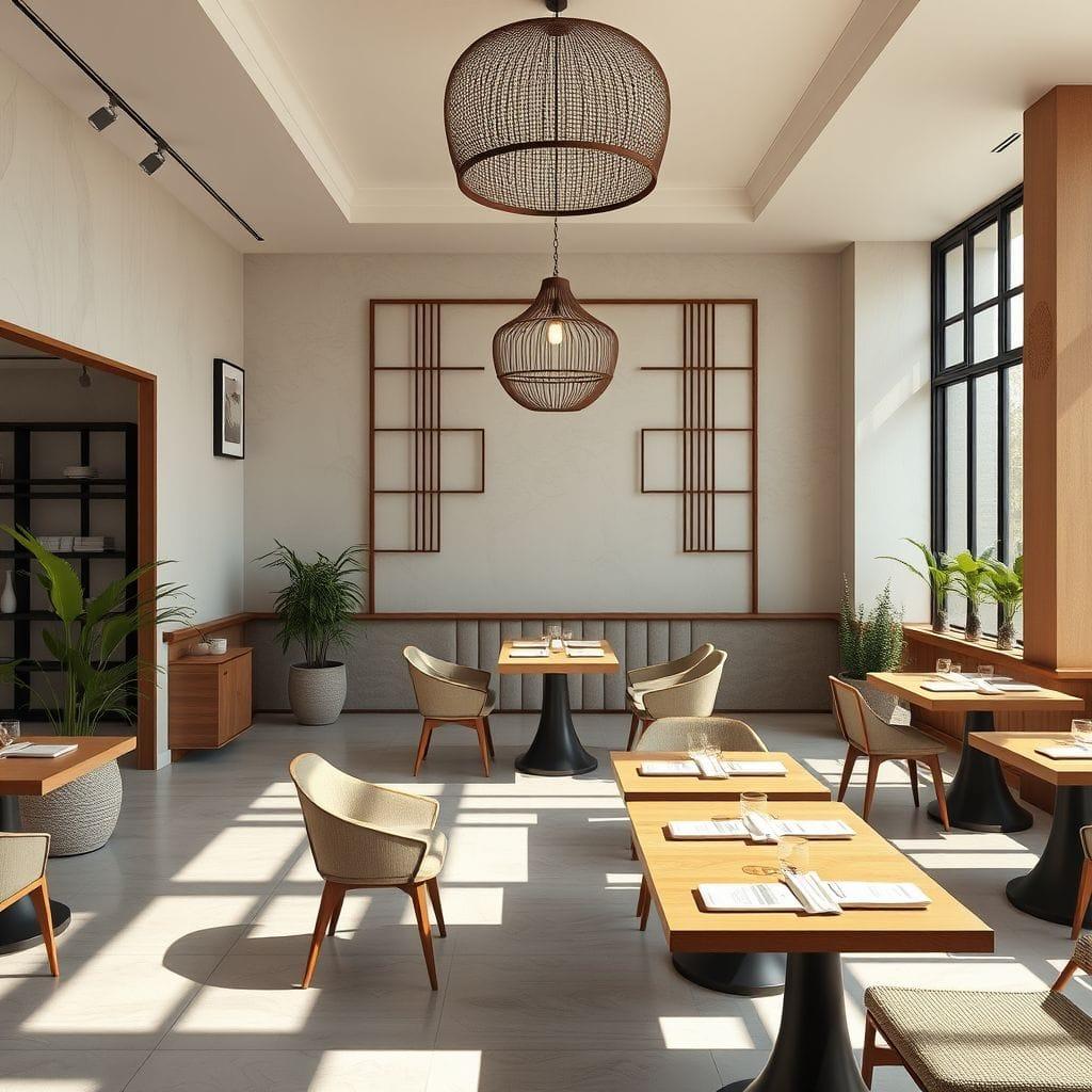 Zen restaurant - AI Generated