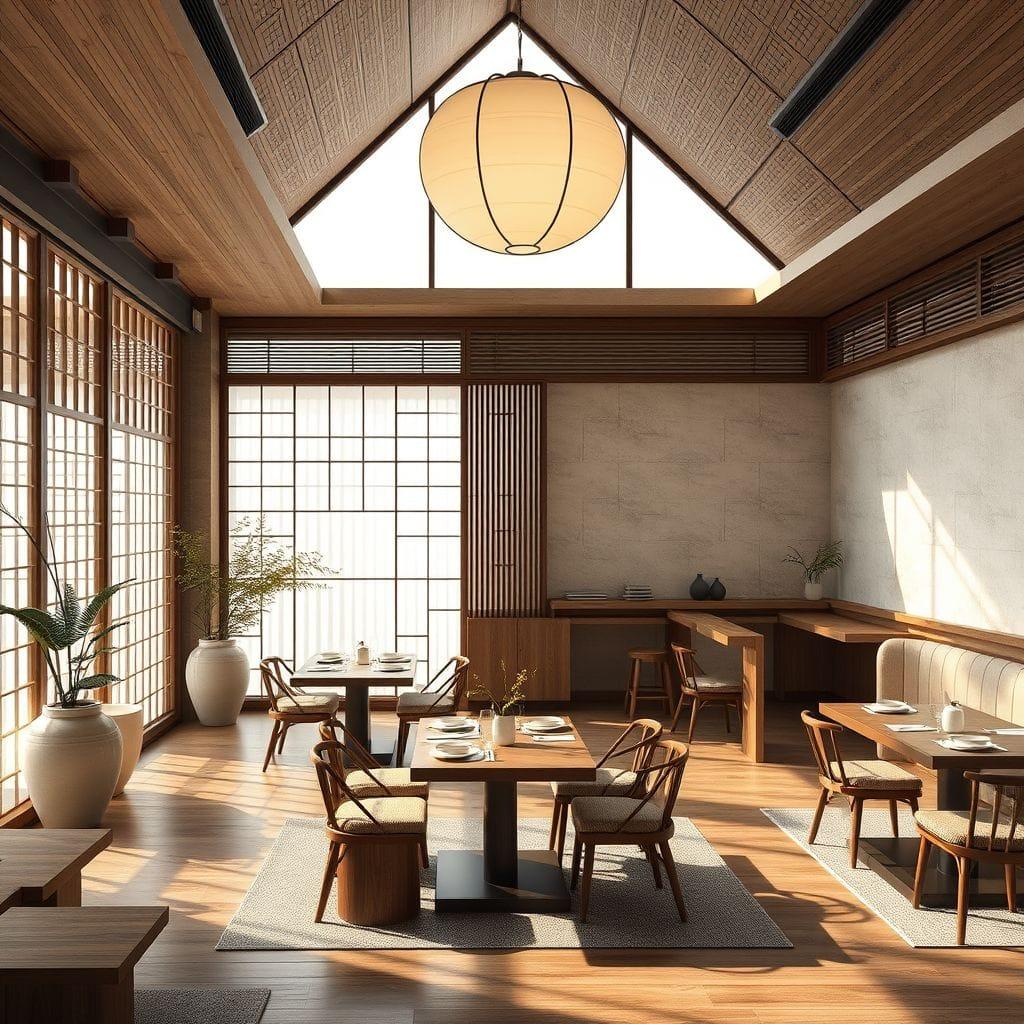 Zen restaurant - AI Generated